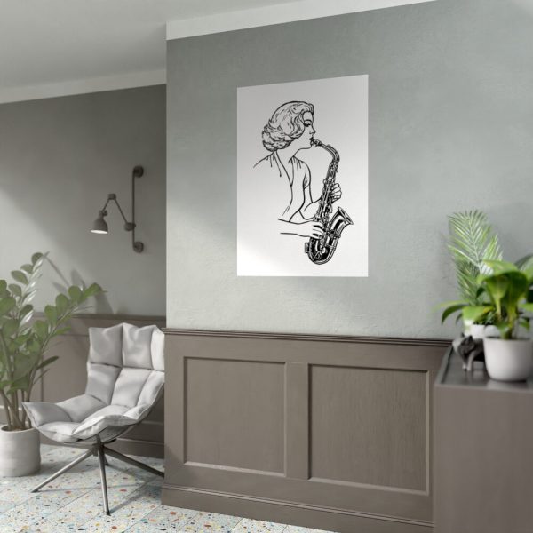 92411-187.jpg Saxophonist Poster
