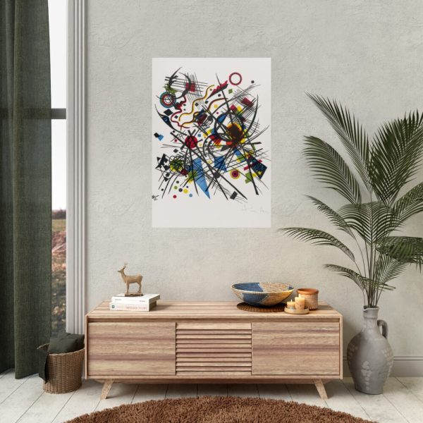 92411-19.jpg Lithographie fur die Vierte Bauhausmappe by Wassily Kandinsky Poster