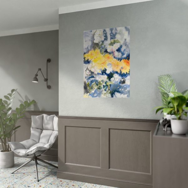 92411-2.jpg Yellow and Blue by Charles Demuth Poster