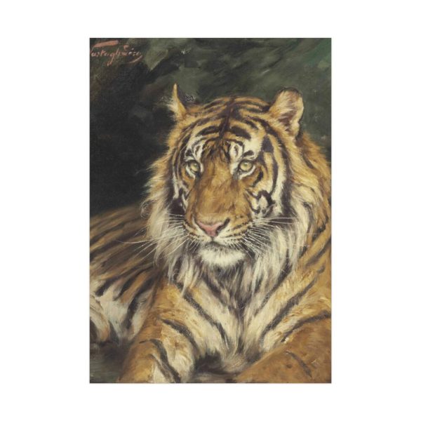 92411-215.jpg Tiger by Vastagh Géza Poster