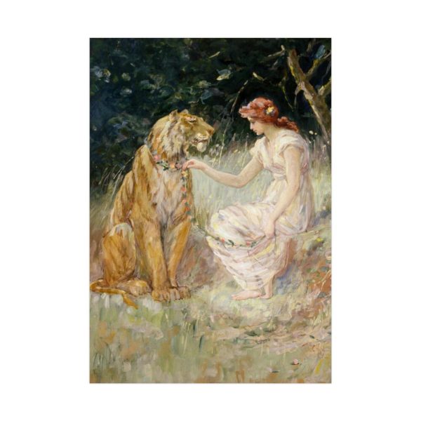92411-275.jpg Lady and the Tiger by Frederick Stuart Church Poster