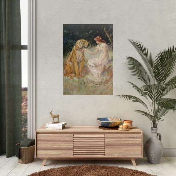 92411-276.jpg Lady and the Tiger by Frederick Stuart Church Poster