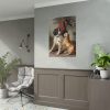 92411-29.jpg Two Dogs by a Kennel by Conradijn Cunaeus Poster