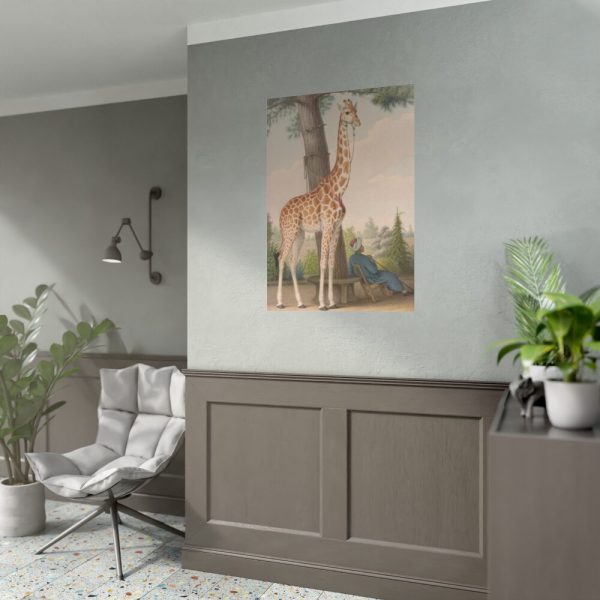 92411-304.jpg Study of the Giraffe by Nicolas Hüet Poster