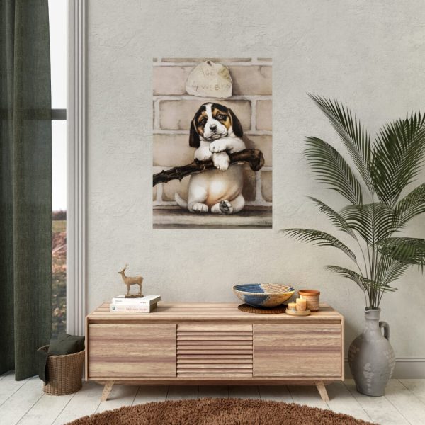 92411-31.jpg Puppy by L. Prang & Co Poster