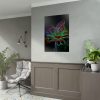 92411-316.jpg Flower Butterfly Light Effect Poster