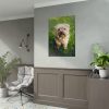 Little Puppy on the Grass Poster