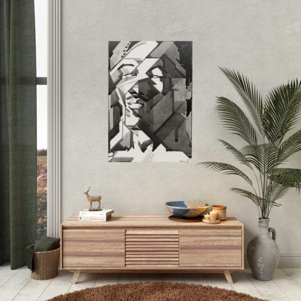 92411-54.jpg Self-Portrait Drawing by Reijer Stolk Poster