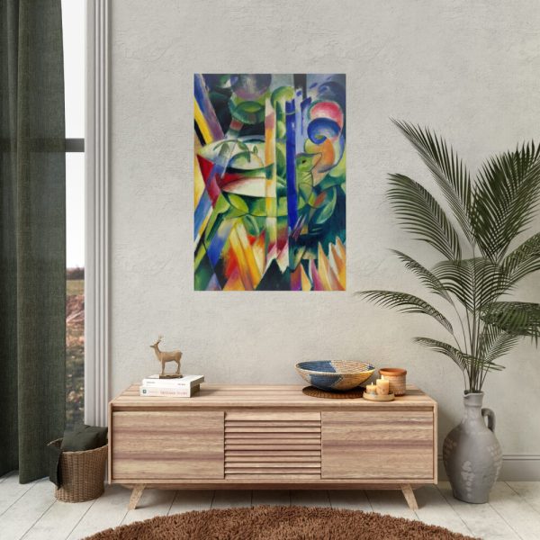 92411-60.jpg The Little Mountain Goats by Franz Marc Poster