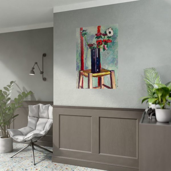 92411-76.jpg Anemones painting in high resolution by Henry Lyman Sayen Poster