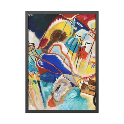 Improvisation No. 30 by Wassily Kandinsky Framed Poster