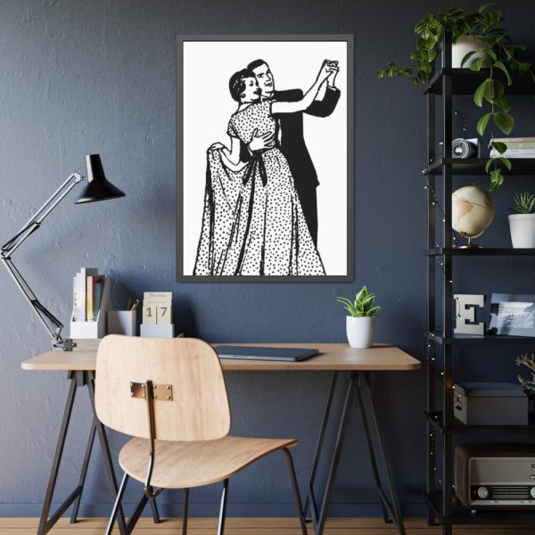 93830-138.jpg Couple Dancing Framed Poster
