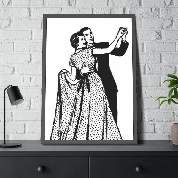 93830-139.jpg Couple Dancing Framed Poster
