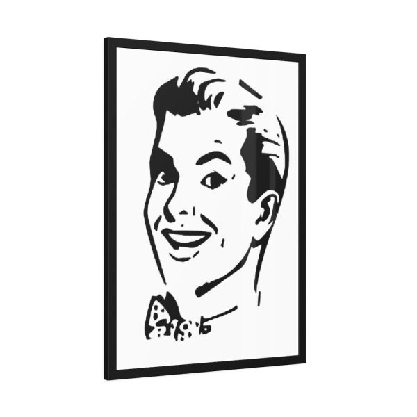 93830-141.jpg Man in Line Art Framed Poster