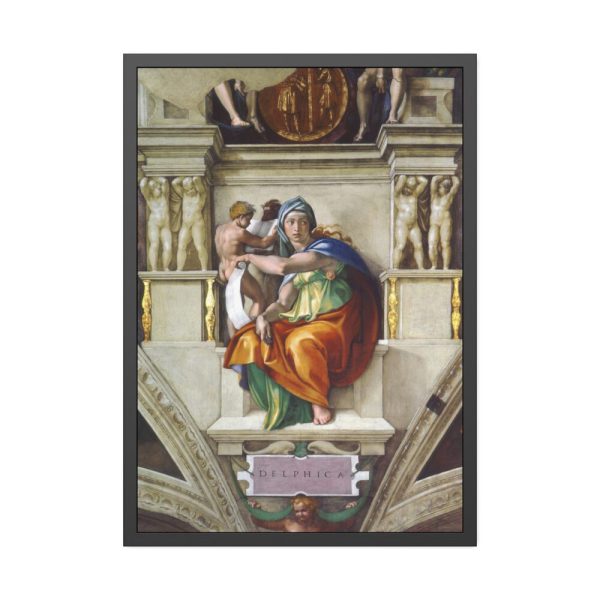 93830-148.jpg Delphic Sibyl by Michelangelo Buonarroti Framed Poster