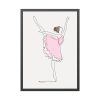 93830-152.jpg Ballerina in Pink Dress Framed Poster