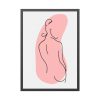 93830-160.jpg Feminine Line Art Framed Poster