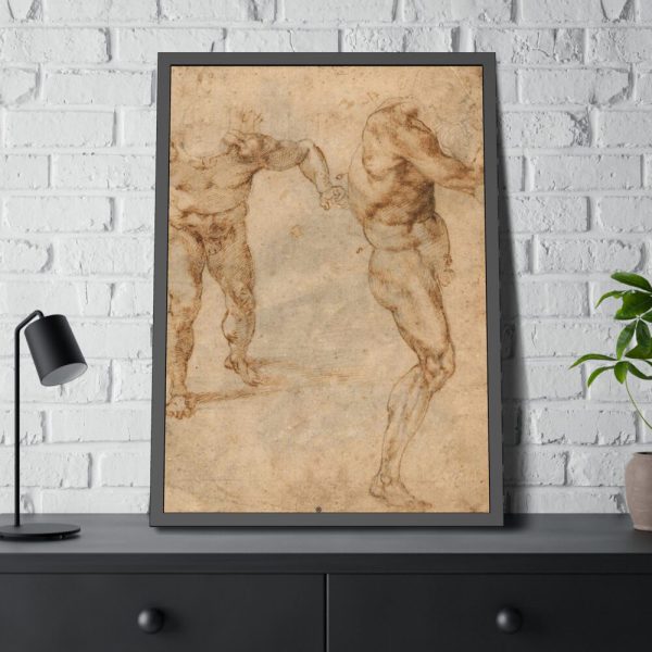 93830-175.jpg Two Nude by Michelangelo Buonarroti Framed Poster