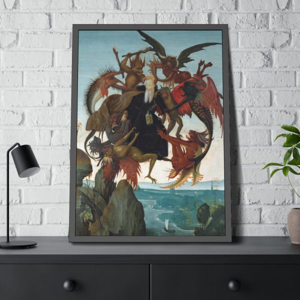 93830-179.jpg The Torment of Saint Anthony by Michelangelo Buonarroti Framed Poster