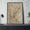 93830-183.jpg Studies for Holy Family by Michelangelo Buonarroti Framed Poster