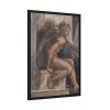 93830-185.jpg Ceiling fresco of creation in the Sistine Chapel, by Michelangelo Buoanorroti Framed Poster