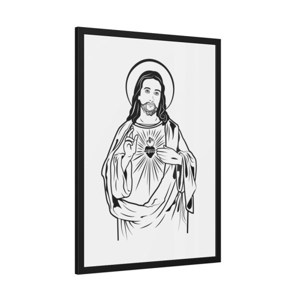 93830-189.jpg Sacred Heart Framed Poster