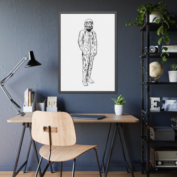 93830-202.jpg Astronaut in Space Suit Framed Poster