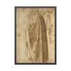 93830-208.jpg Three Standing Men in Wide Cloaks by Michelangelo Buonarroti Framed Poster