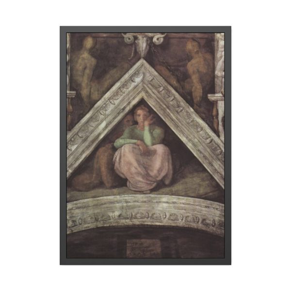 93830-224.jpg Ceiling Fresco in the Sistine Chapel by Michelangelo Buonarroti Framed Poster