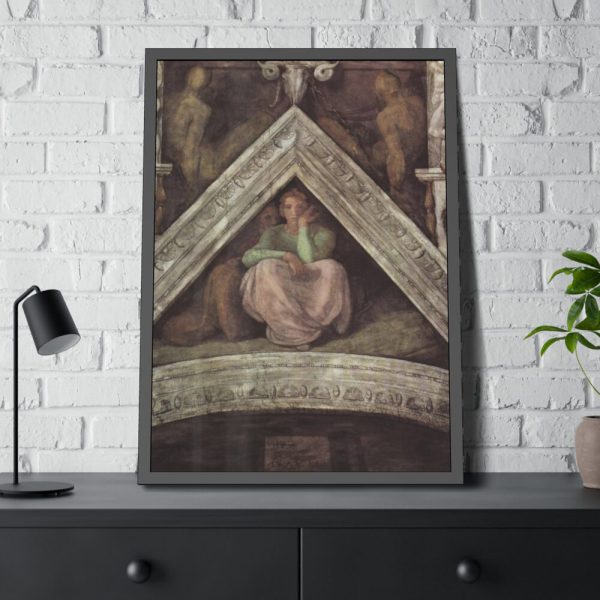 93830-227.jpg Ceiling Fresco in the Sistine Chapel by Michelangelo Buonarroti Framed Poster