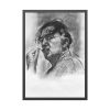 93830-228.jpg Black and White Portrait by Salvador Dali Framed Poster
