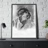 93830-231.jpg Black and White Portrait by Salvador Dali Framed Poster