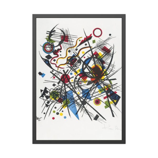 93830-24.jpg Lithographie fur die Vierte Bauhausmappe by Wassily Kandinsky Framed Poster