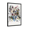 93830-25.jpg Lithographie fur die Vierte Bauhausmappe by Wassily Kandinsky Framed Poster