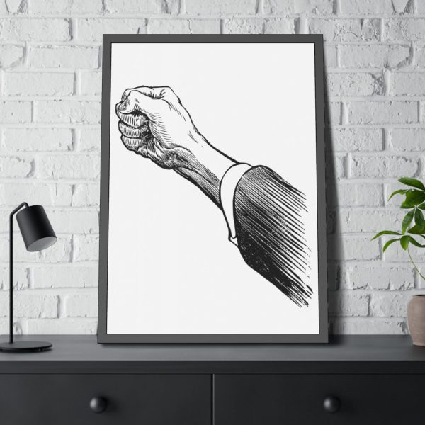 93830-251.jpg Punching Framed Poster