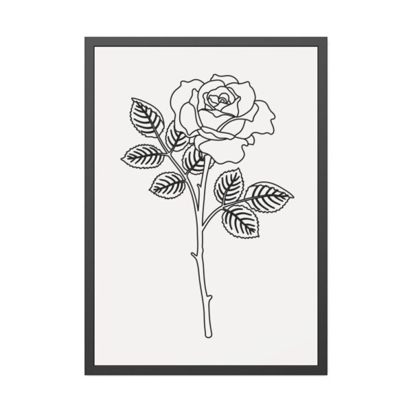 93830-252.jpg Rose Illustration Framed Poster