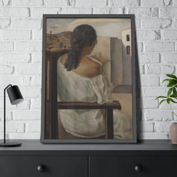 93830-263.jpg Girl from the Back by Salvador Dali Framed Poster