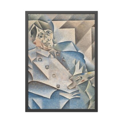 Portrait of Pablo Picasso by Huan Gris Framed Poster