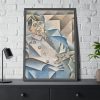 93830-275.jpg Portrait of Pablo Picasso by Huan Gris Framed Poster