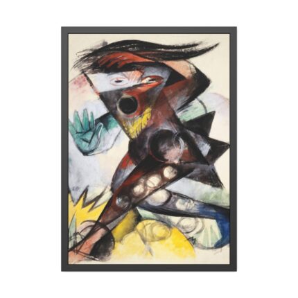 Caliban by Franz Marc Framed Poster