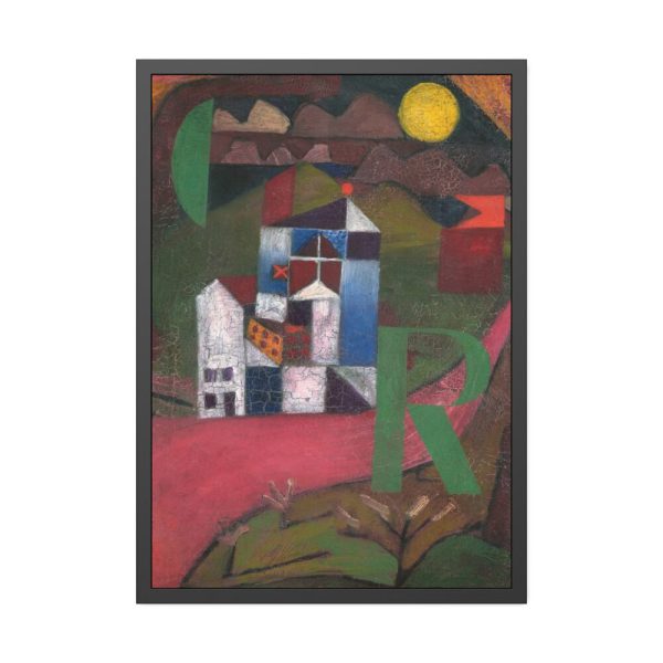 Villa R by by Paul Klee Framed Poster