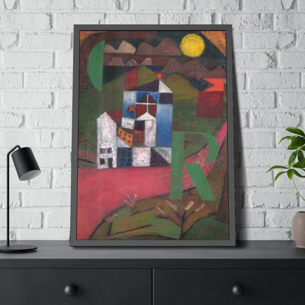 Villa R by by Paul Klee Framed Poster