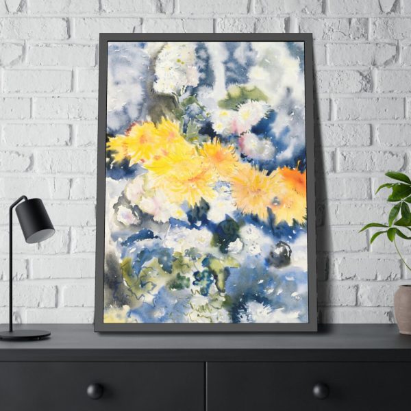 93830-3.jpg Yellow and Blue by Charles Demuth Framed Poster