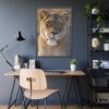 Female Lion Closeup Framed Poster