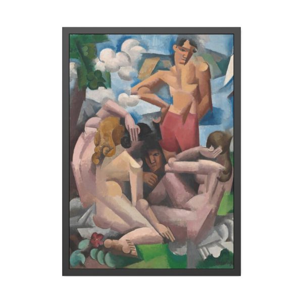 The Bathers by Roger de La Fresnaye Framed Poster