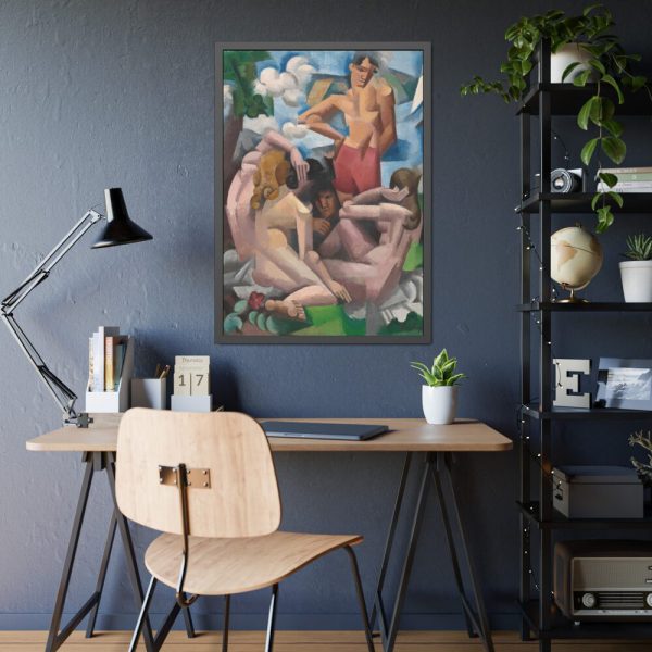 The Bathers by Roger de La Fresnaye Framed Poster
