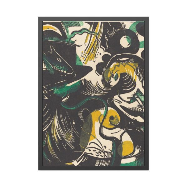 Genesis II by Franz Marc Framed Poster