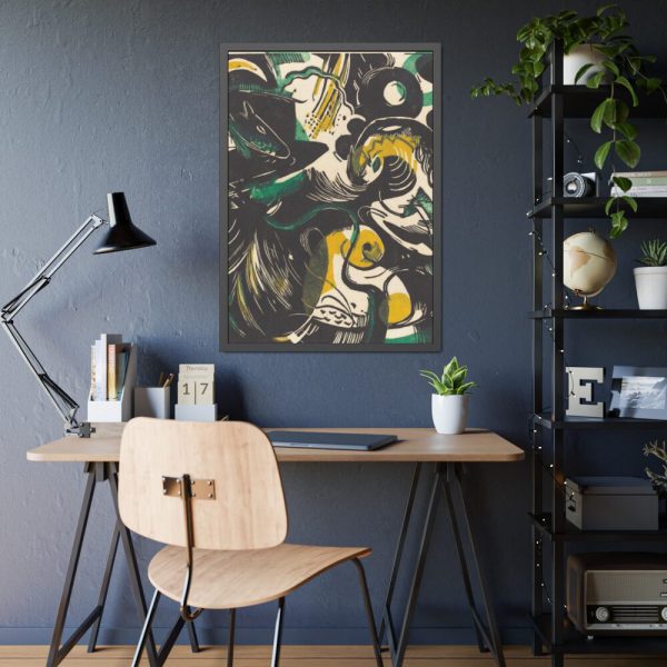 Genesis II by Franz Marc Framed Poster