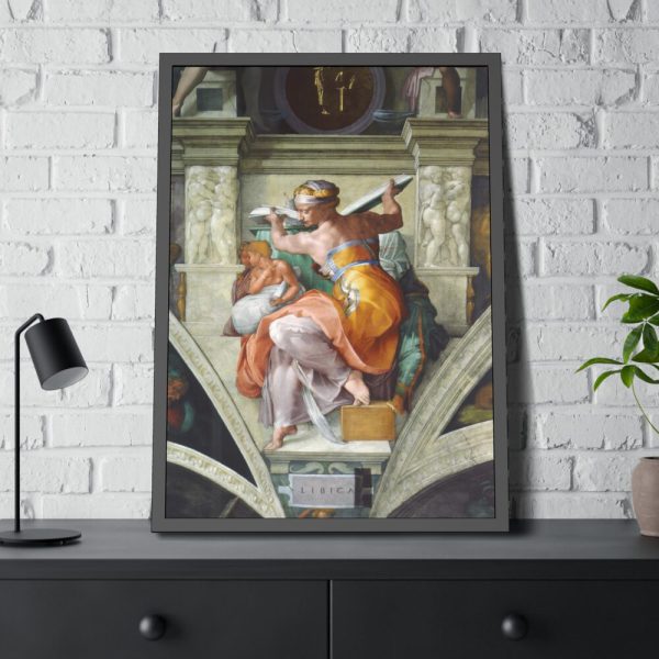 93830-323.jpg Libyan Sibylesby Michelangelo Buonarroti Framed Poster