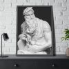 93830-327.jpg Moses by Michelangelo Buonarroti Framed Poster